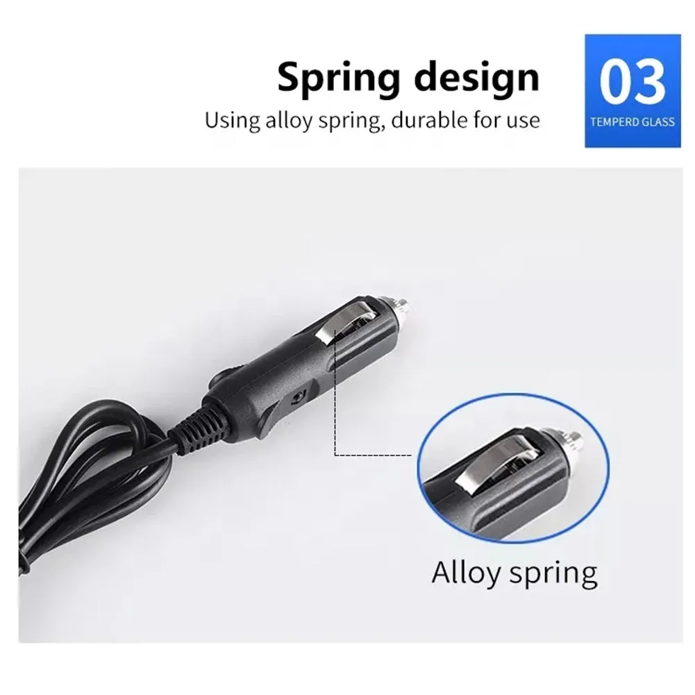 12V 24V High-power Car Charger Dual USB 1-to-3 Cigarette Lighter