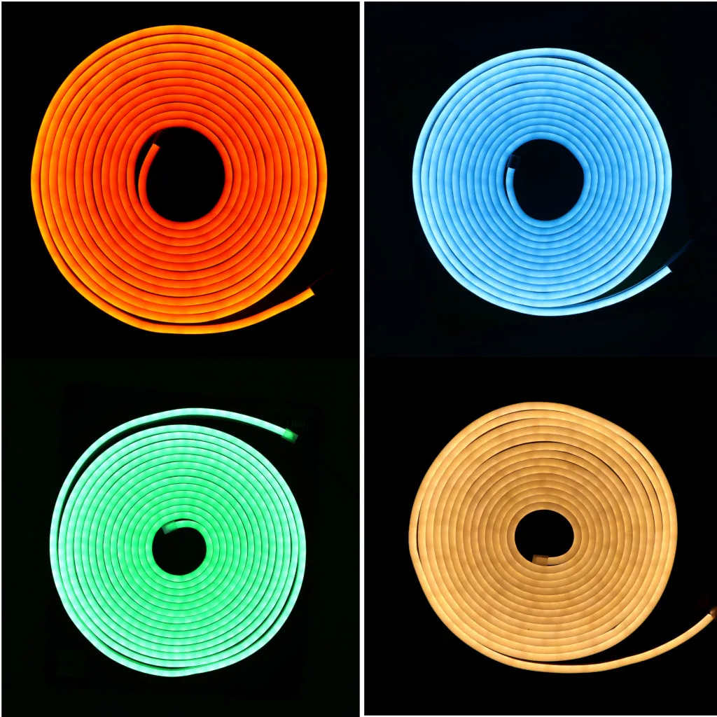 12v Neon Flexible LED Strip Light - Multicolor