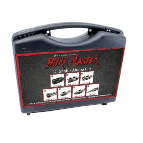 1/4" Shaft - 14 Piece Aluminum Cut Burr Master Set
