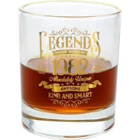 1982 8 oz Rocks Glass