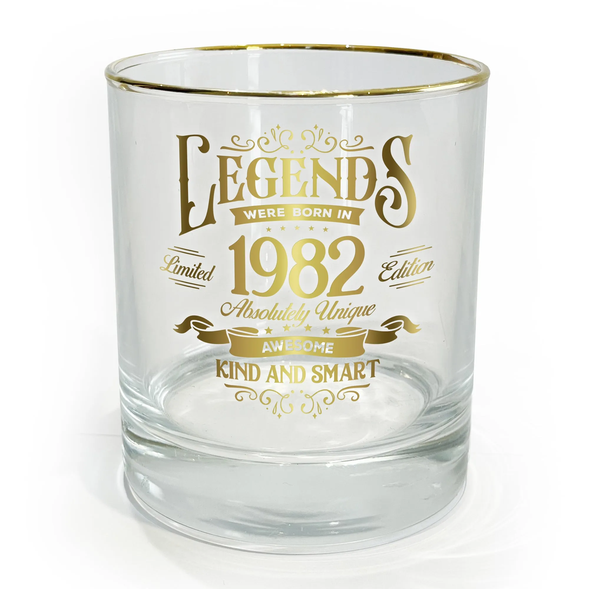 1982 8 oz Rocks Glass