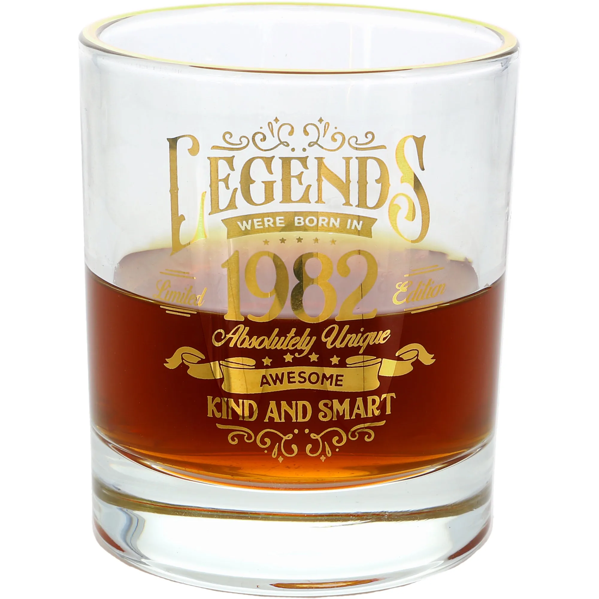 1982 8 oz Rocks Glass