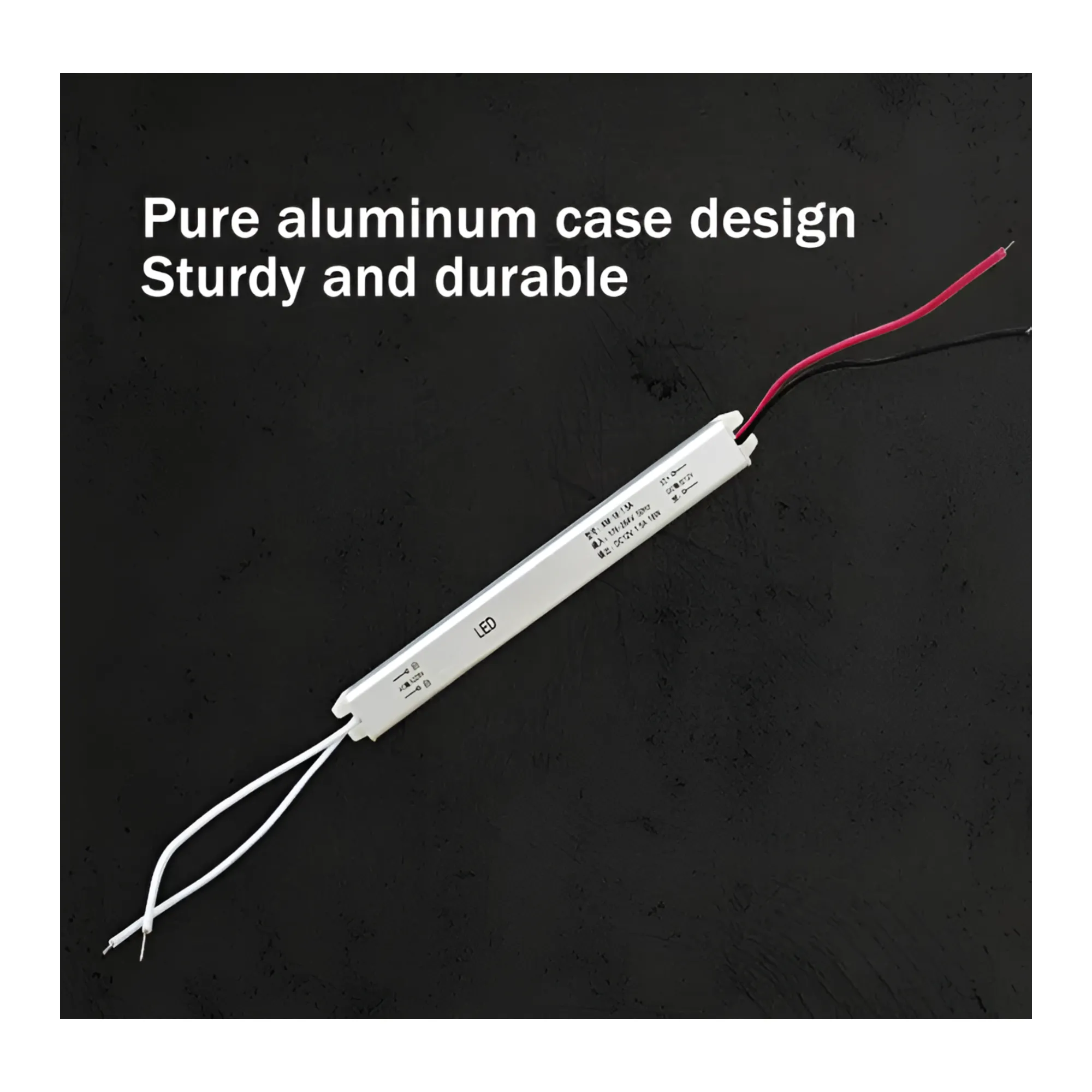 24W 12V 2A Ultra-Thin LED Power Supply – Efficient, Stable, Compact Design AB-E801