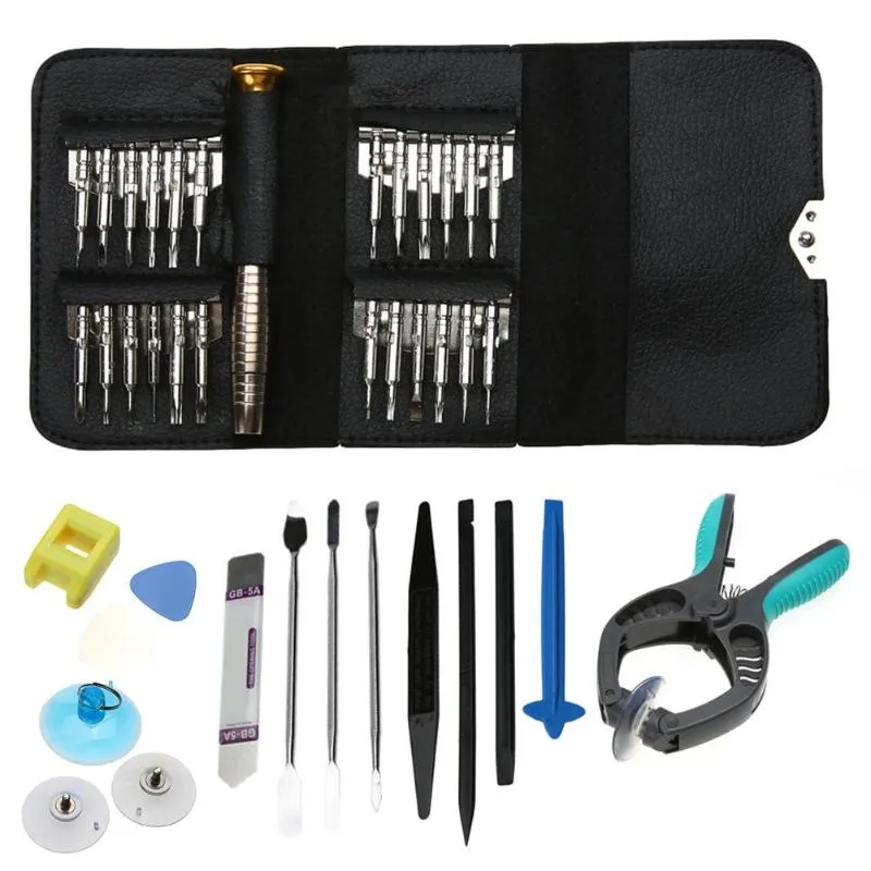 40 in 1 Smart Mobile Phone LCD Screen Opening Repair Tools Screwdriver Dismantle Tools Kit for iPhone Samsung Watch PC Promotion