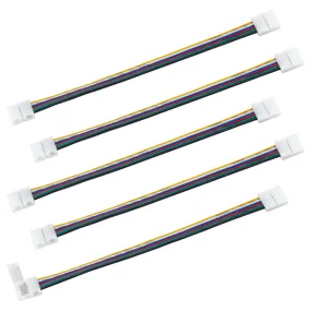 6 Pin RGB WW LED Strip Light 6 in Tape to Tape Connector