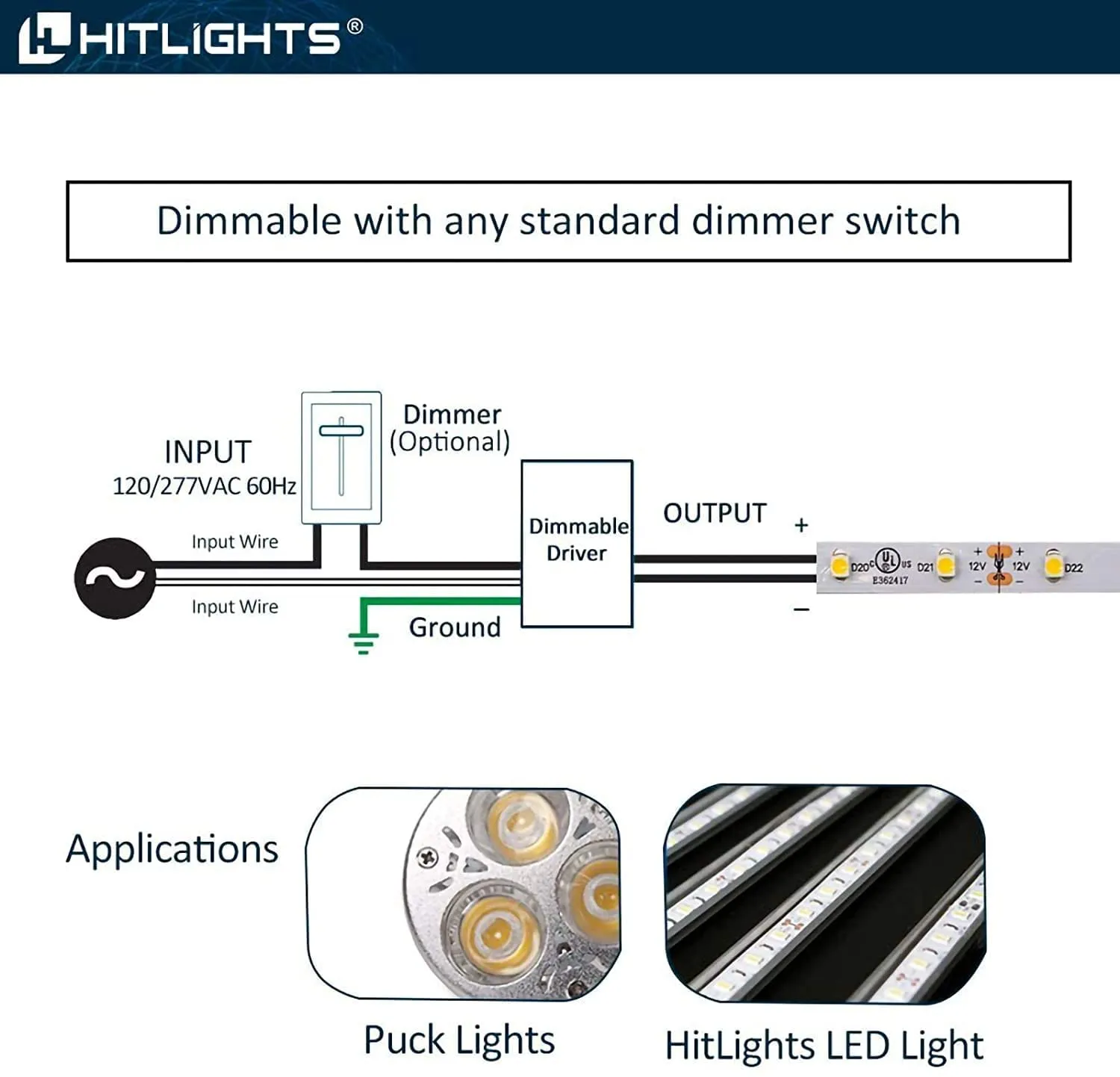 60 Watt M-Series Dimmable Driver (Magnetic, ETL, USA Assembled) - 24 Volt