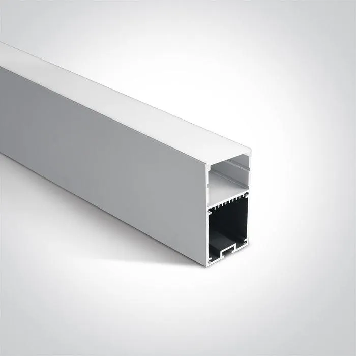 7910/AL ALUMINIUM PROFILE 2m   PC opal diffuser