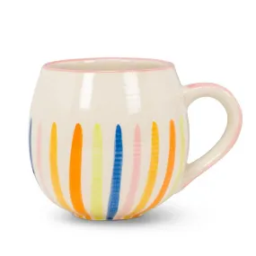 Abbott Stoneware Mug 16oz Colourful Lines (Ó)