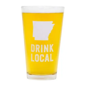 About Face Designs - Arkansas Pint Glass