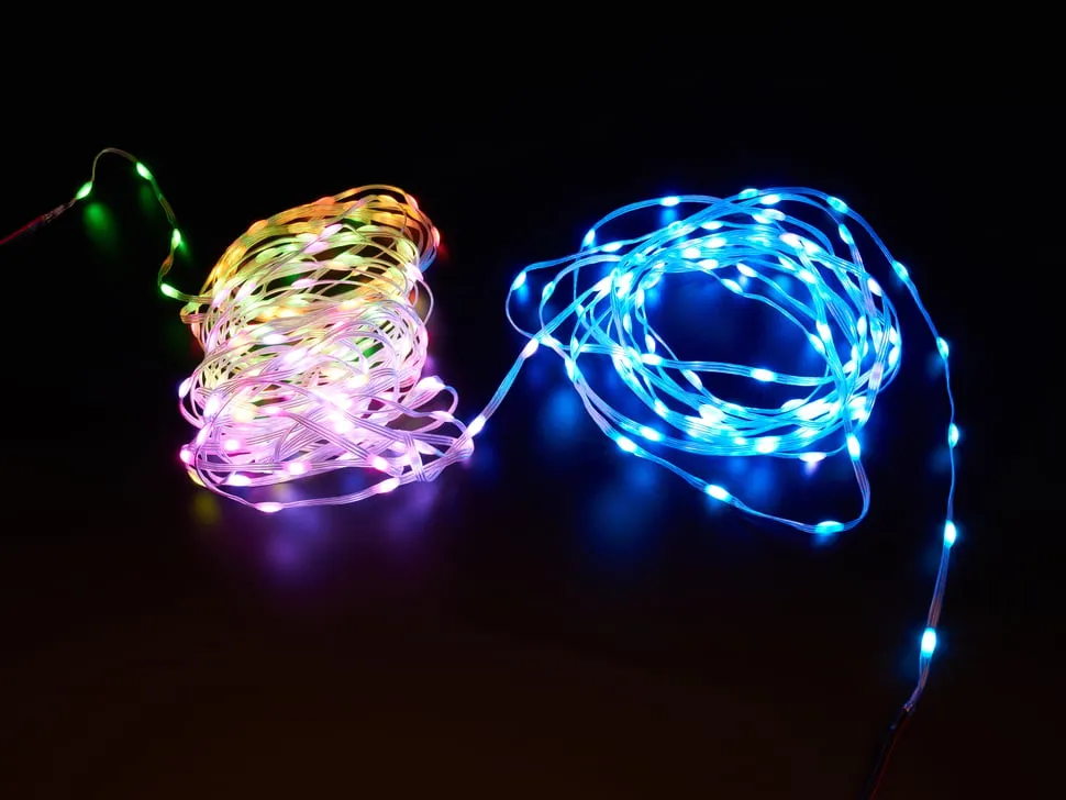 Adafruit NeoPixel Pebble / Seed LED Strand - 300 LEDs - 2" Pitch