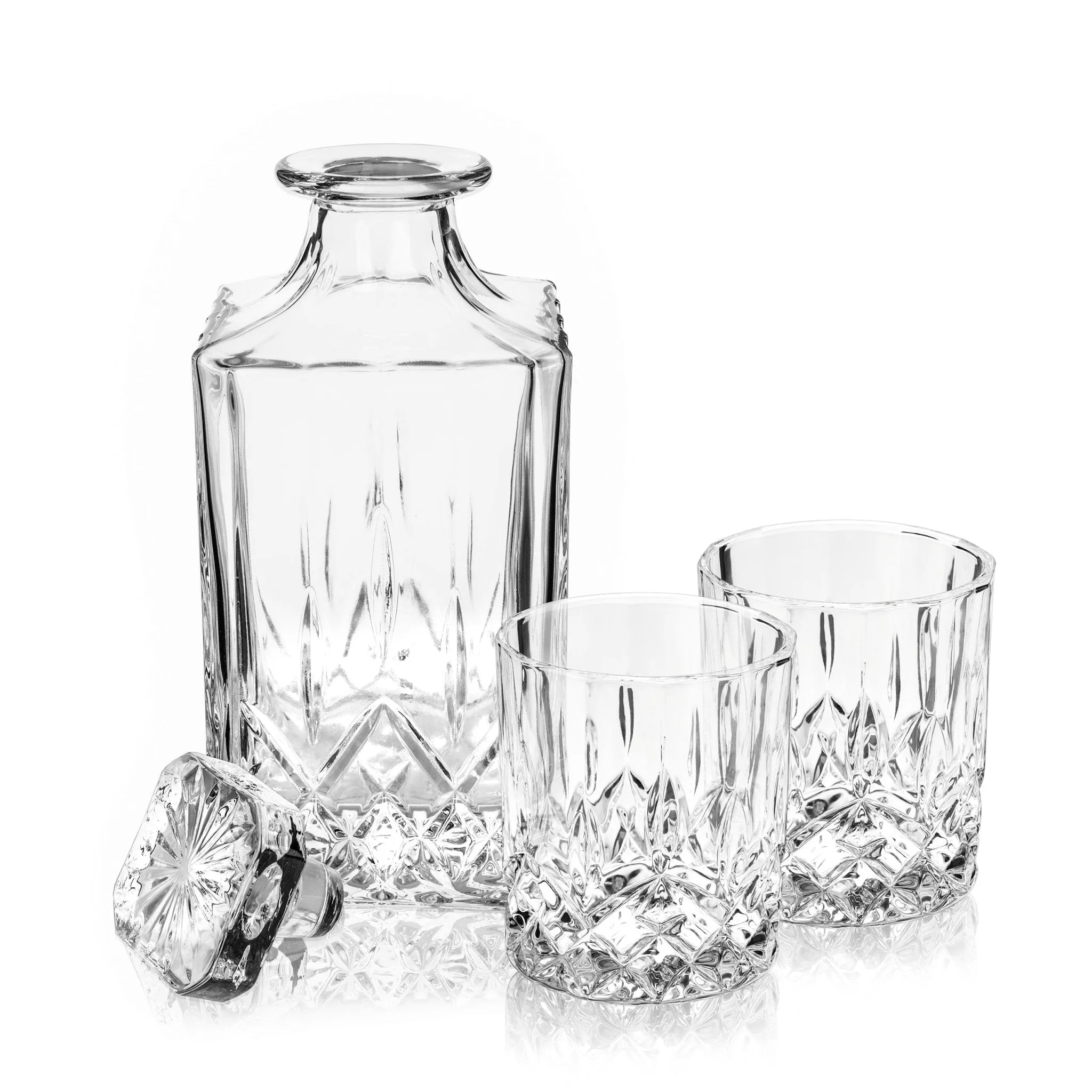 Admiral 3-Piece Decanter & Tumbler Set