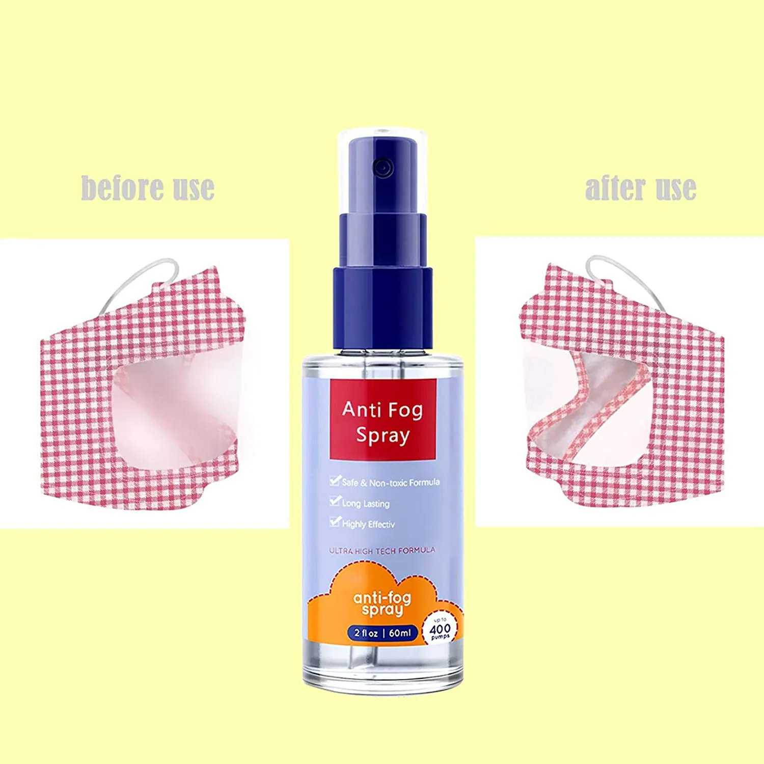 Anti-Fog Spray Agent for Glasses