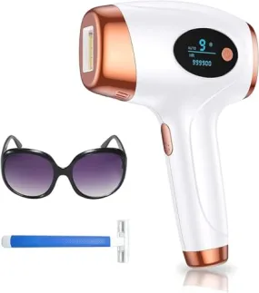 Aopvui Laser Hair Removal Device for Women and Men, 3-in-1 Upgraded 999,900  Flashes at-Home IPL Hair Removal Device, Laser Hair Removal with 2 Mode 9 Energy Levels