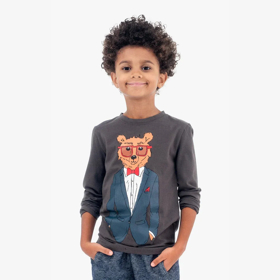 Appaman Mr. Bear Long Sleeve Tee Shirt