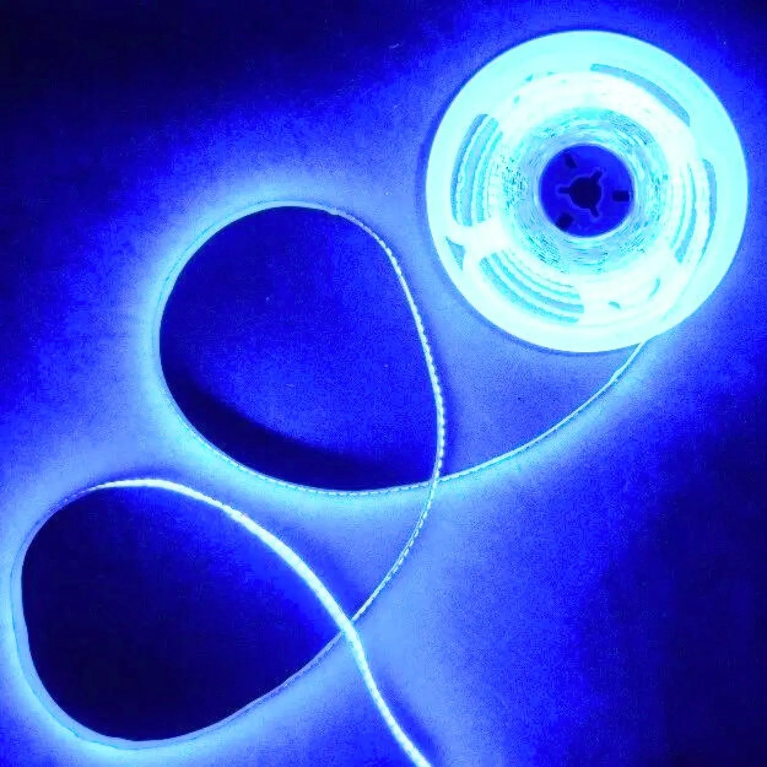 Blue LED Strip Light 12V 240 LEDs/m 1200 LEDs IP20 Non Waterproof 5 Metre Strip