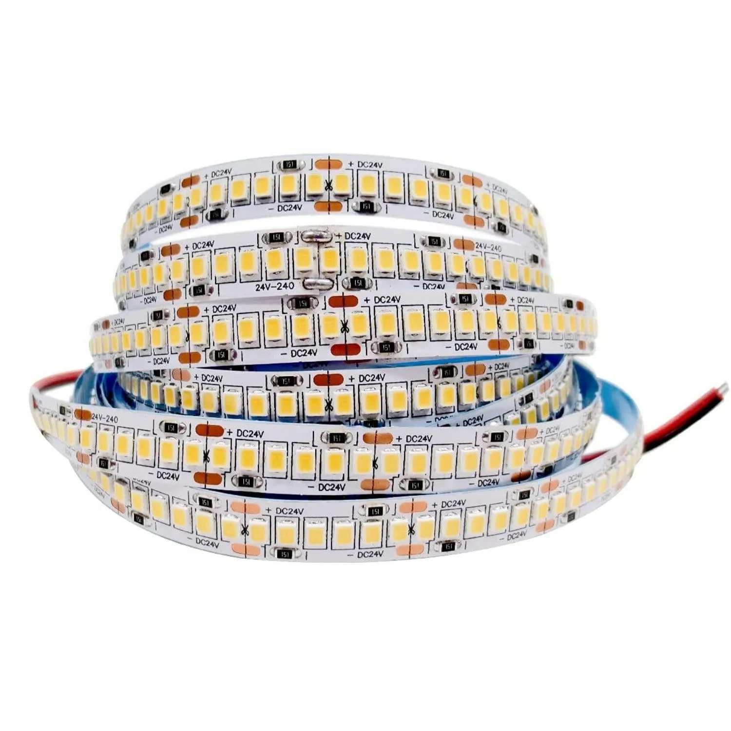 Blue LED Strip Light 12V 240 LEDs/m 1200 LEDs IP20 Non Waterproof 5 Metre Strip