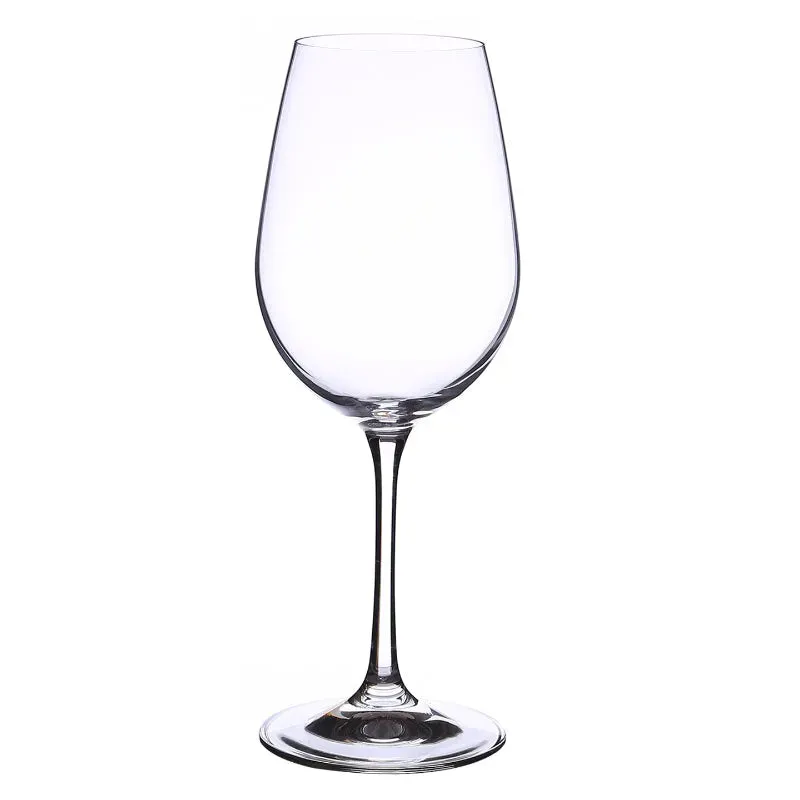 Bohemia Viola Stemmed Glass Clear Lead Free Crystal Wineware | Set of 6 | 3 x 9 inches | 350ml