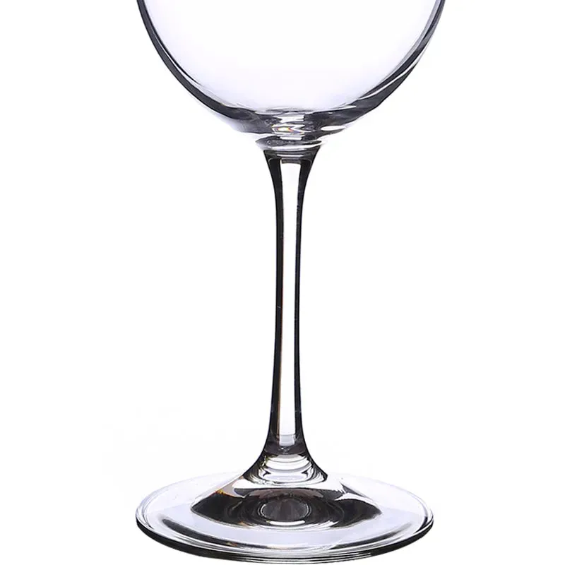 Bohemia Viola Stemmed Glass Clear Lead Free Crystal Wineware | Set of 6 | 3 x 9 inches | 350ml