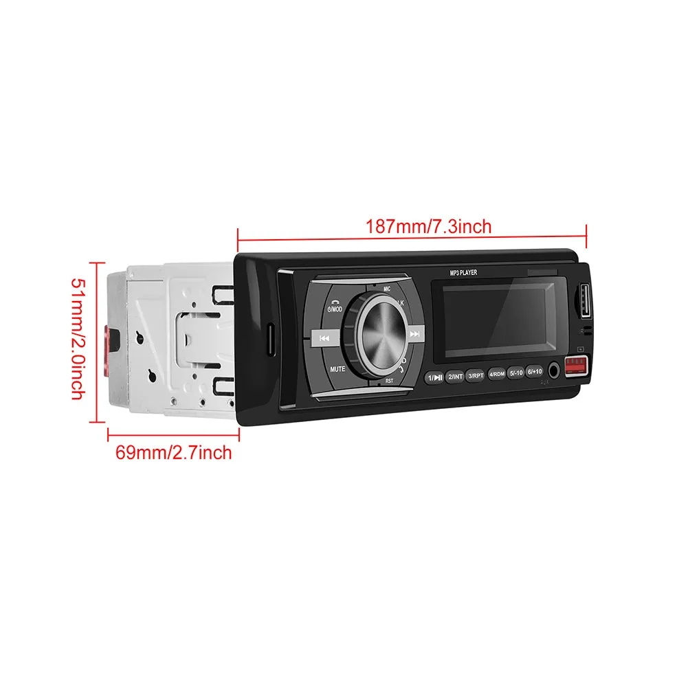 Car Mp3 Player Bluetooth Location Finder U Disk Power Amplifier
