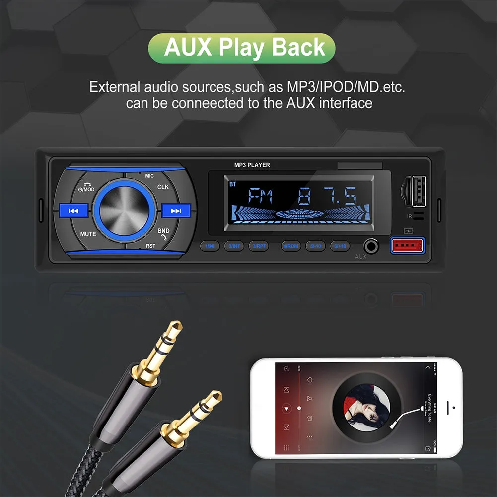 Car Mp3 Player Bluetooth Location Finder U Disk Power Amplifier