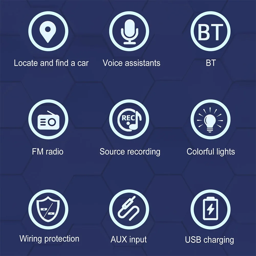Car Mp3 Player Bluetooth Location Finder U Disk Power Amplifier