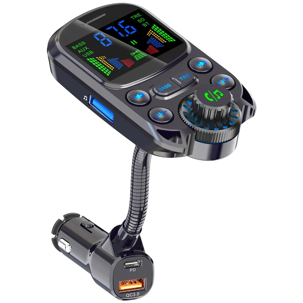 Car Mp3 Player Cigarette Lighter Bluetooth Hands-free Call Fast
