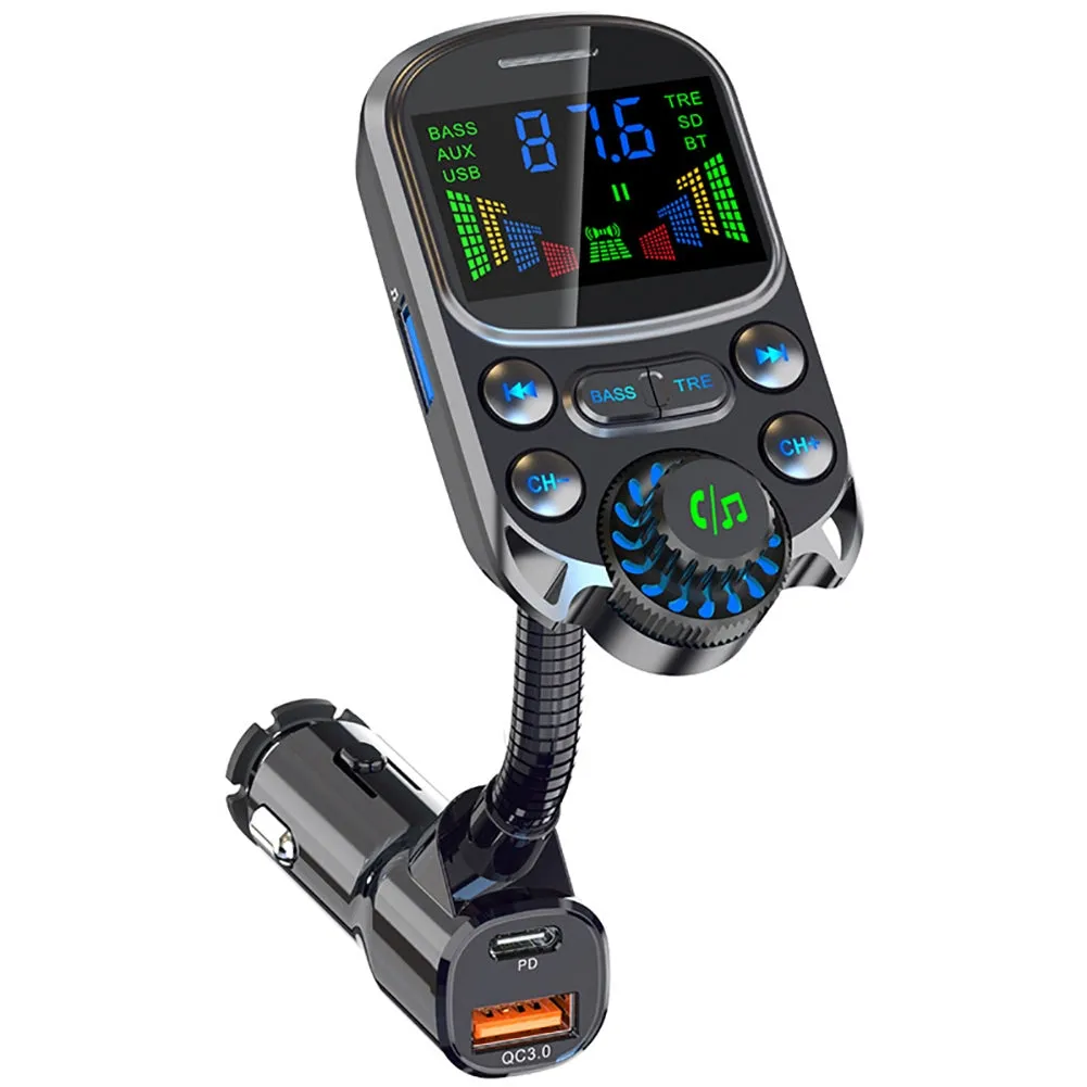 Car Mp3 Player Cigarette Lighter Bluetooth Hands-free Call Fast