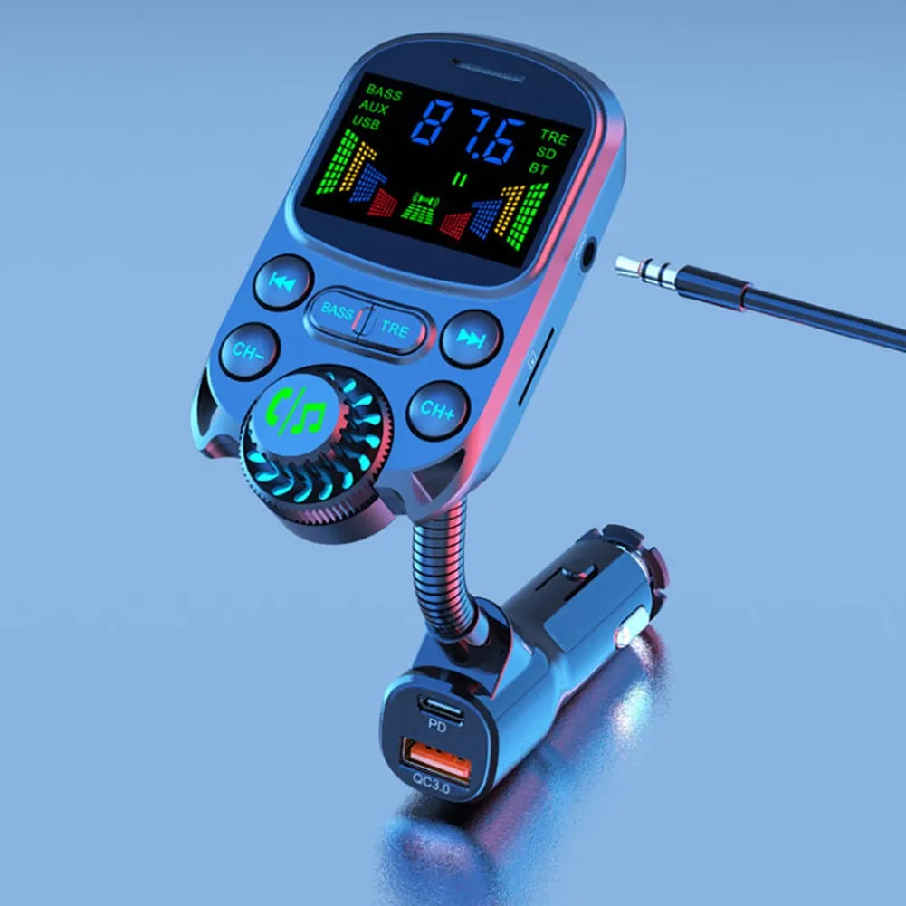 Car Mp3 Player Cigarette Lighter Bluetooth Hands-free Call Fast