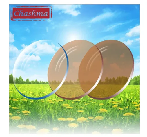 Chashma 1.61 Digital Free Form Anti Blue Progressive Photochromic Brown Lenses