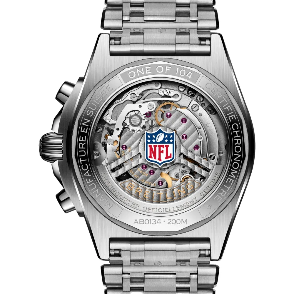 Chronomat B01 NFL Los Angeles Chargers Limited Edition, 42mm on Bracelet
