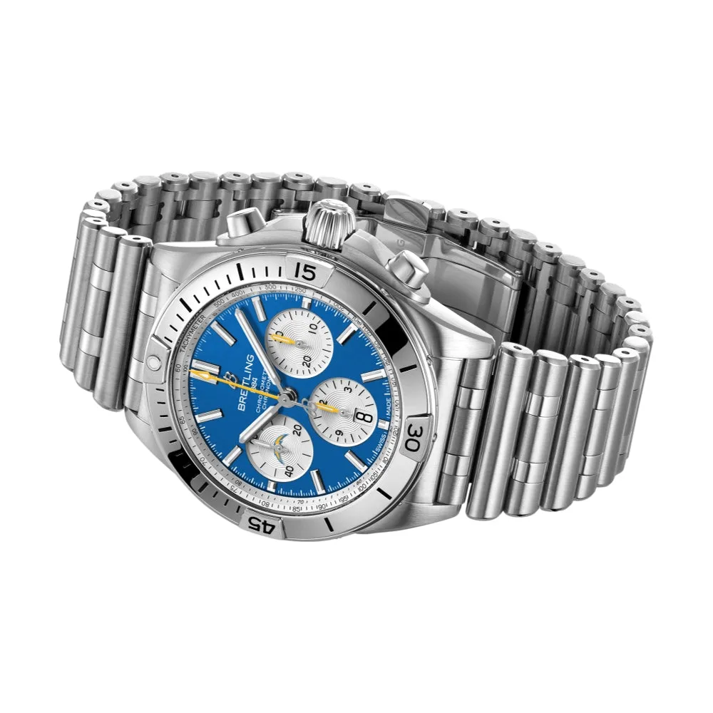 Chronomat B01 NFL Los Angeles Chargers Limited Edition, 42mm on Bracelet