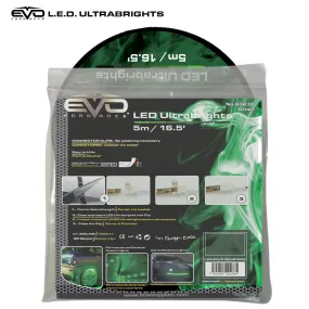 Cipa USA 93278 EVO Formance LED Ultrabrights Universal Light Strip; 5M; Green;
