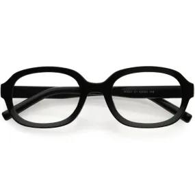 Classic Basic Lifestyle Dapper Inspired Oval Blue Light Glasses D091