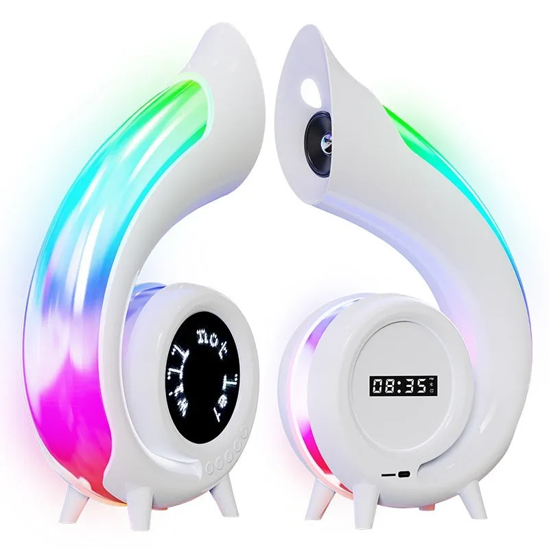 Conch Bluetooth Speaker Lamp | RGB Light with Lyrics Display