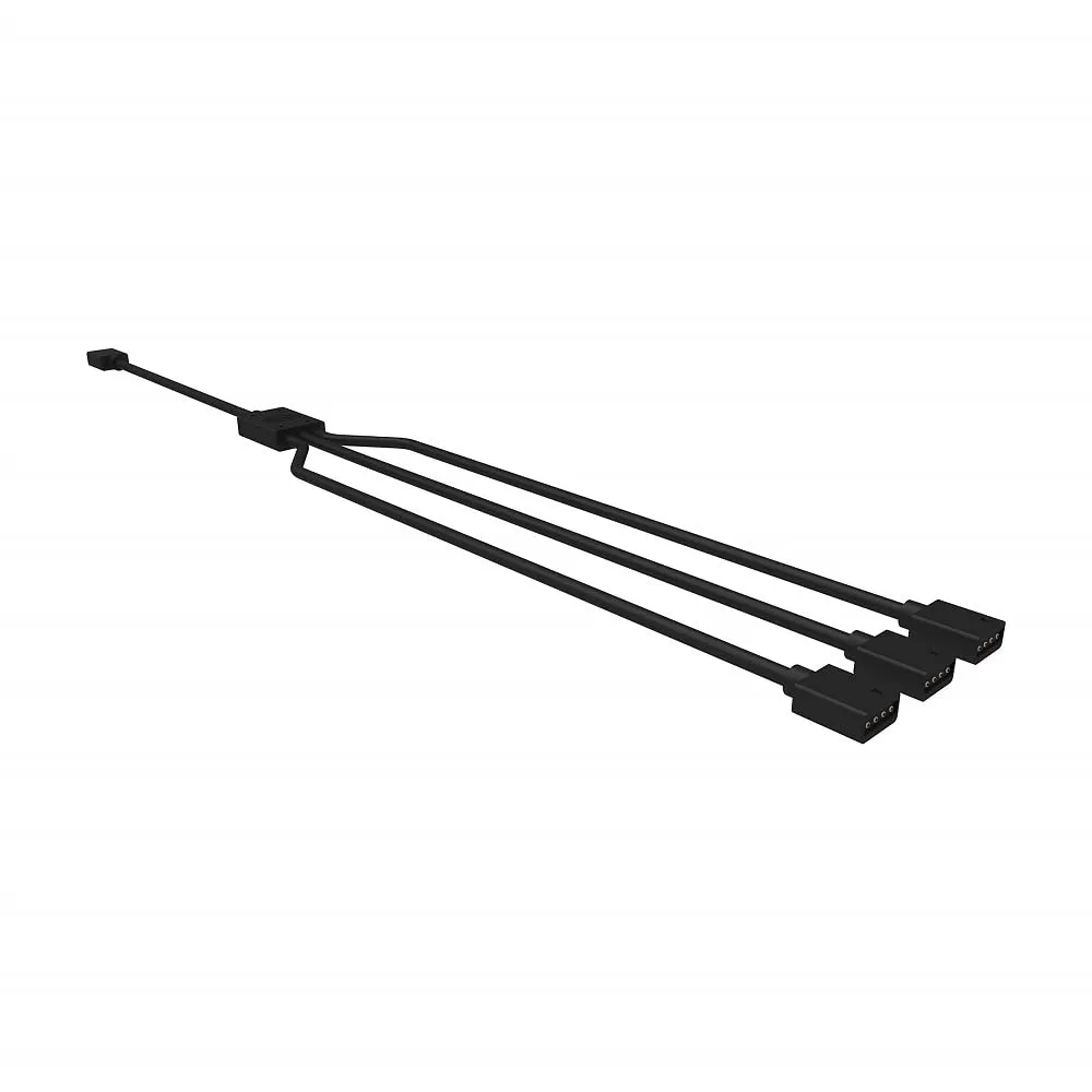 Cooler Master R4-ACCY-RGBS-R2 Universal RGB 1-to-3 Splitter Cable for LED Strap Black 58cm