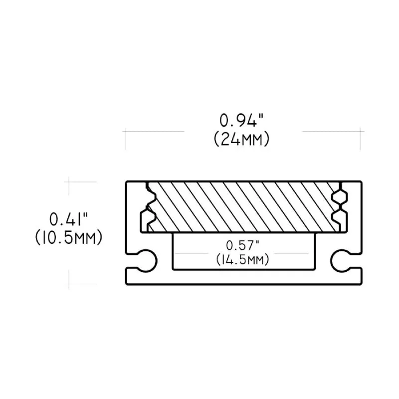 Core ALP23 48" LED In-Ground Profile
