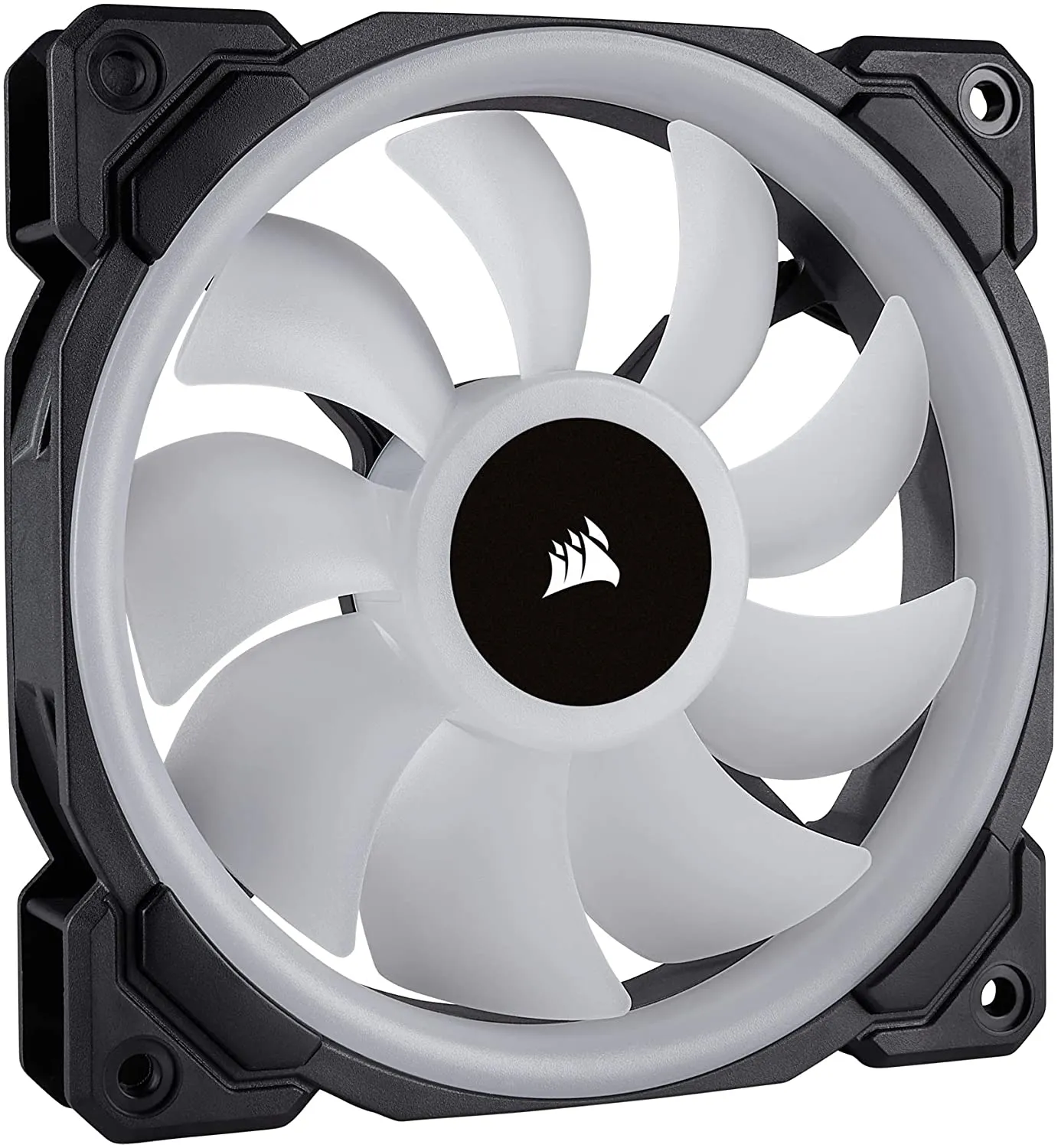 CORSAIR CO-9050072-WW Series LL120 RGB 120mm Dual Light Loop RGB LED PWM Fan 3 Fan Pack with Lighting Node Pro
