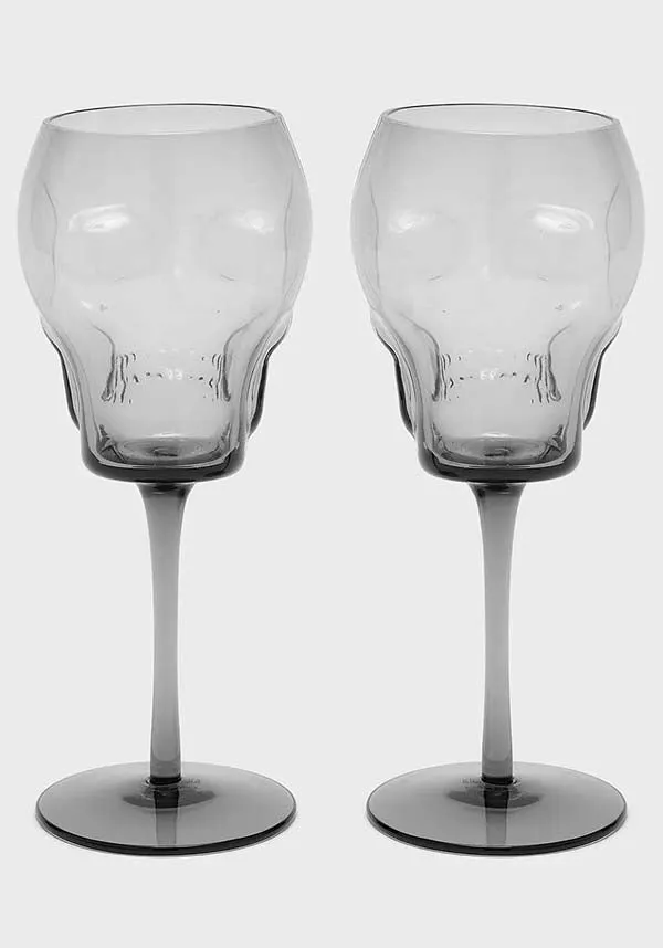 Cranium [Grey] | WINE GLASSES