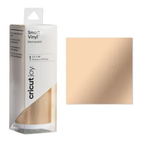 Cricut Joy Smart Vinyl Matte Metallic Permanent Roll 5.5in x 48in - Champagne