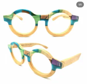 custom multicolor wood & resin craft