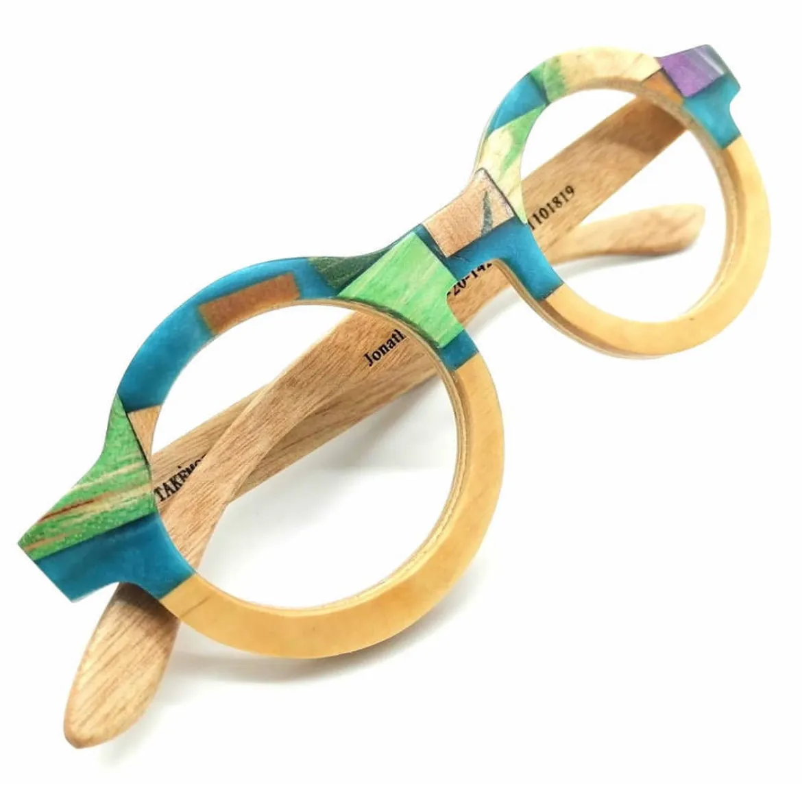custom multicolor wood & resin craft