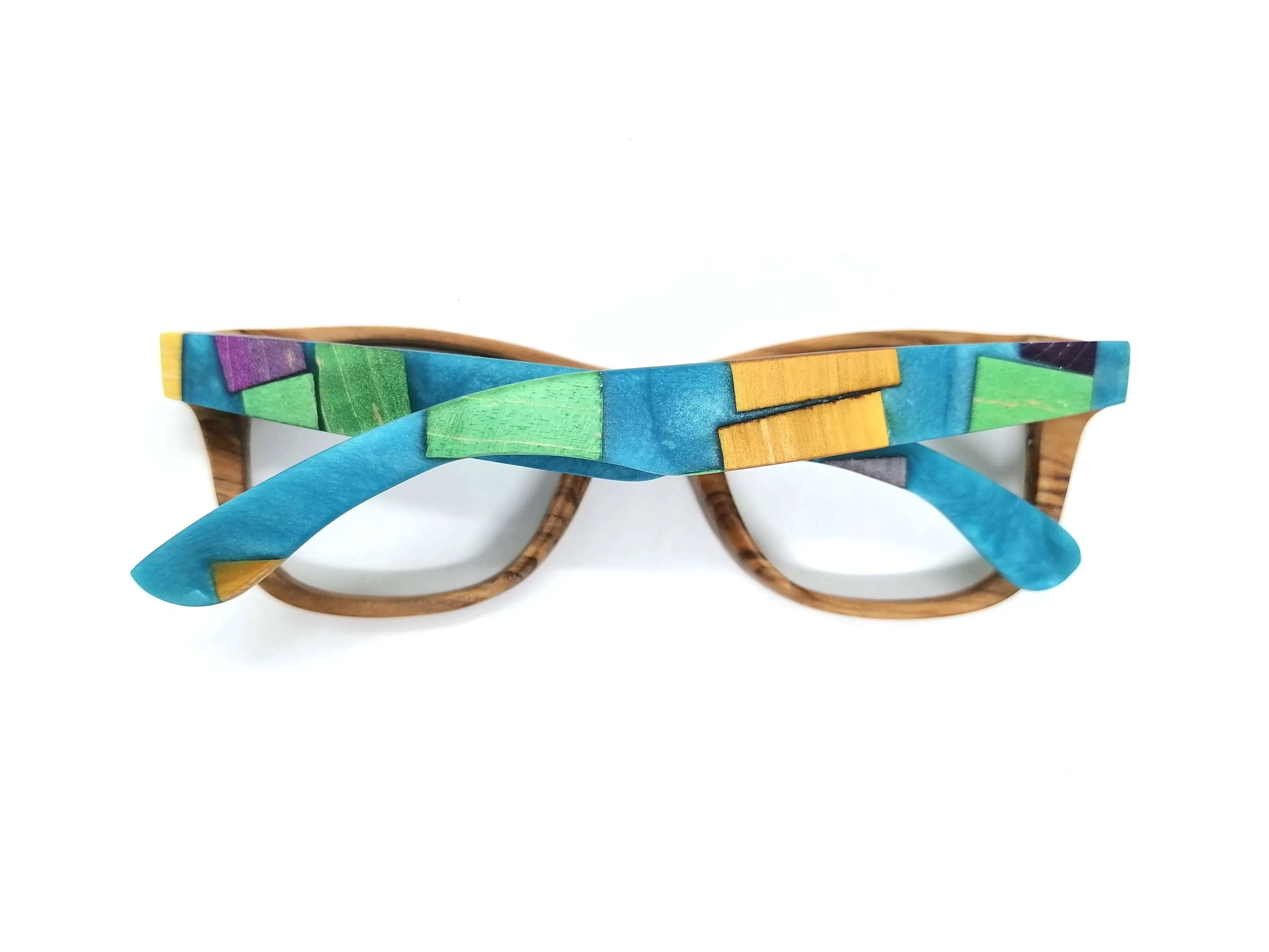 custom multicolor wood & resin craft