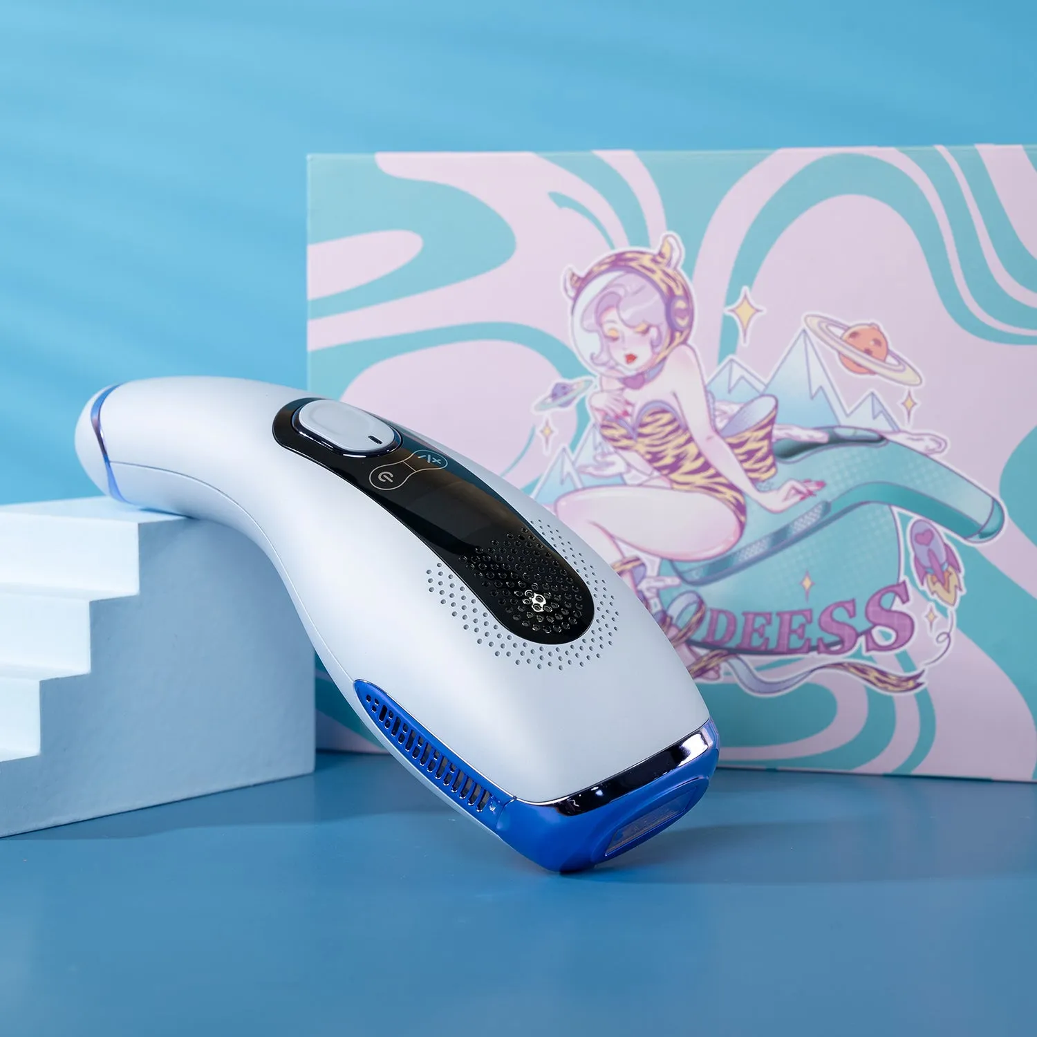Deess GP592 Ice Cooling IPL Hair Removal System Home Use 2 In 1 Device Unchangeable Lamps Unlimited Shots