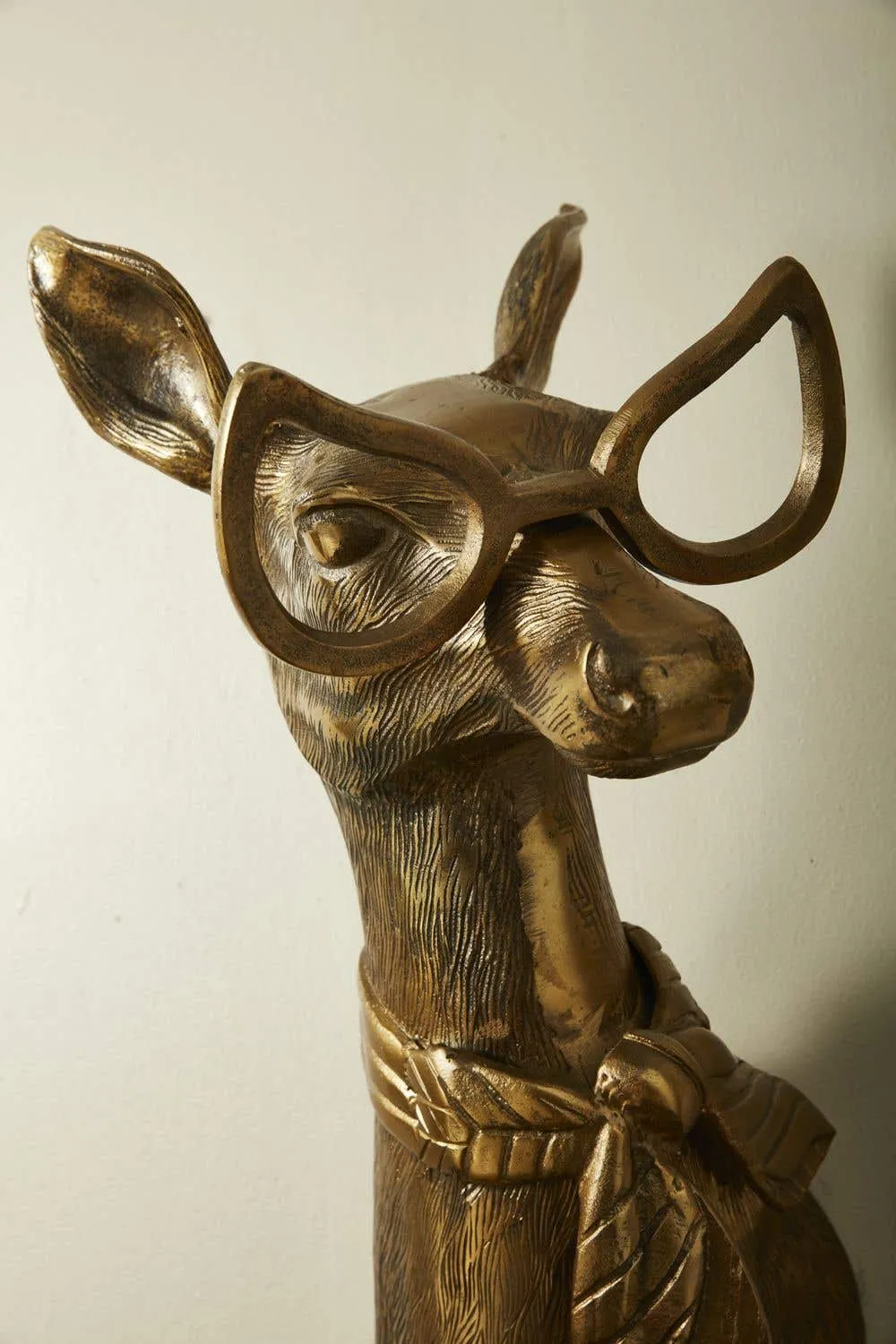 E   E Wall Mount | Margie the Doe in Antique Gold