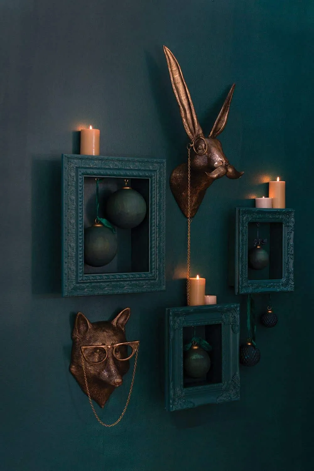 E   E Wall Mount | Margie the Doe in Antique Gold