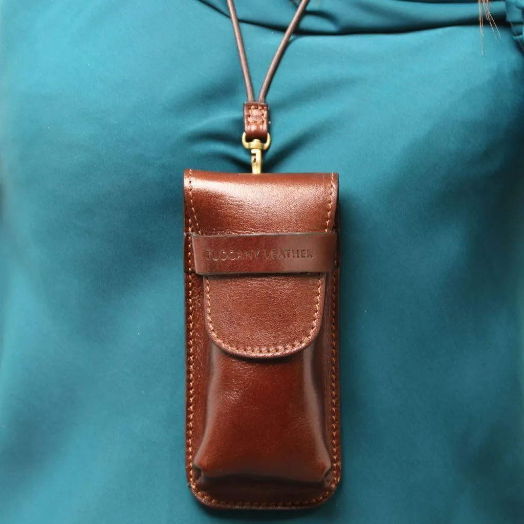 Exclusive leather eyeglasses/Smartphone/Watch holder | TL141282