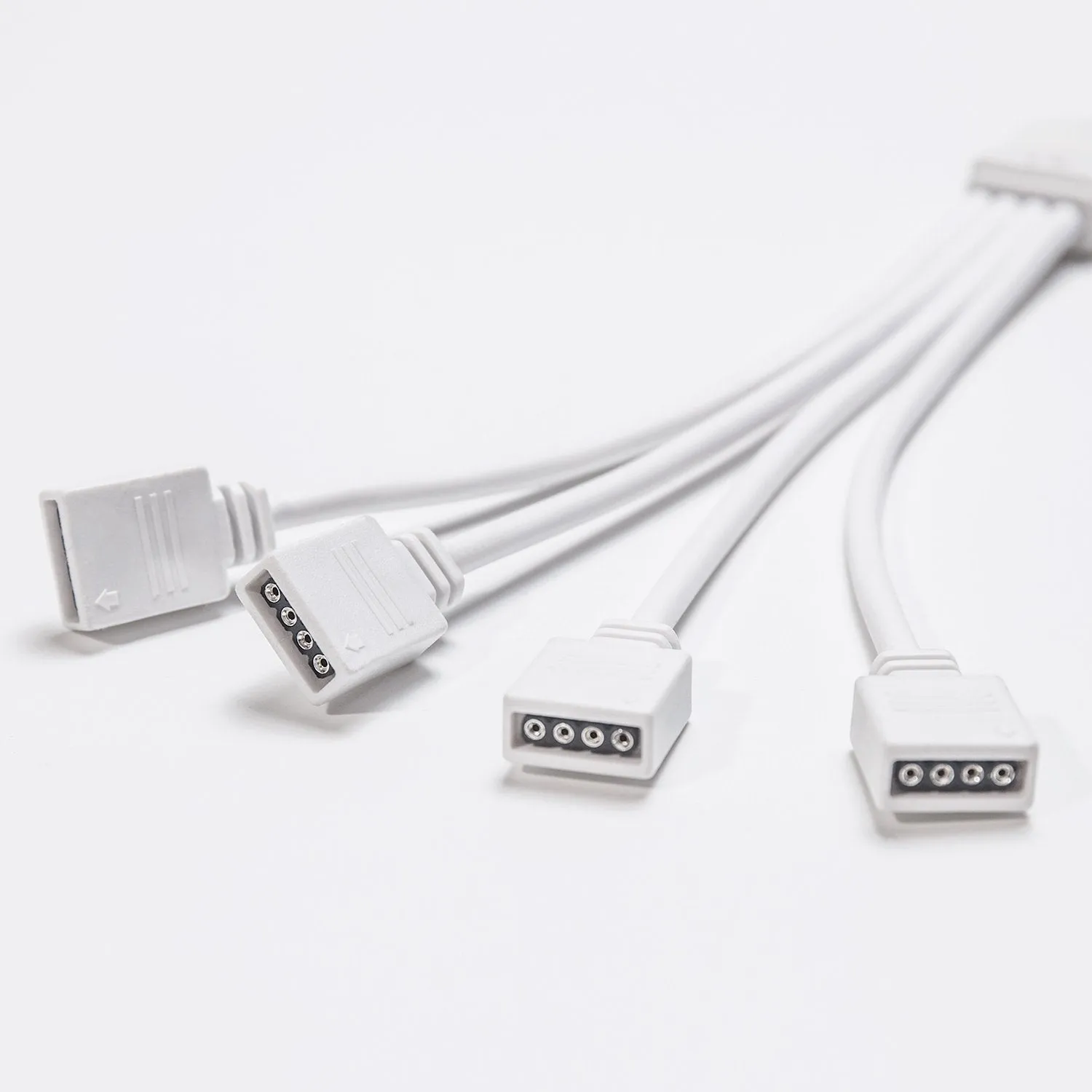 FluxTech - 4-Pin Y Power Splitter Cable for RGB LED Strip Light