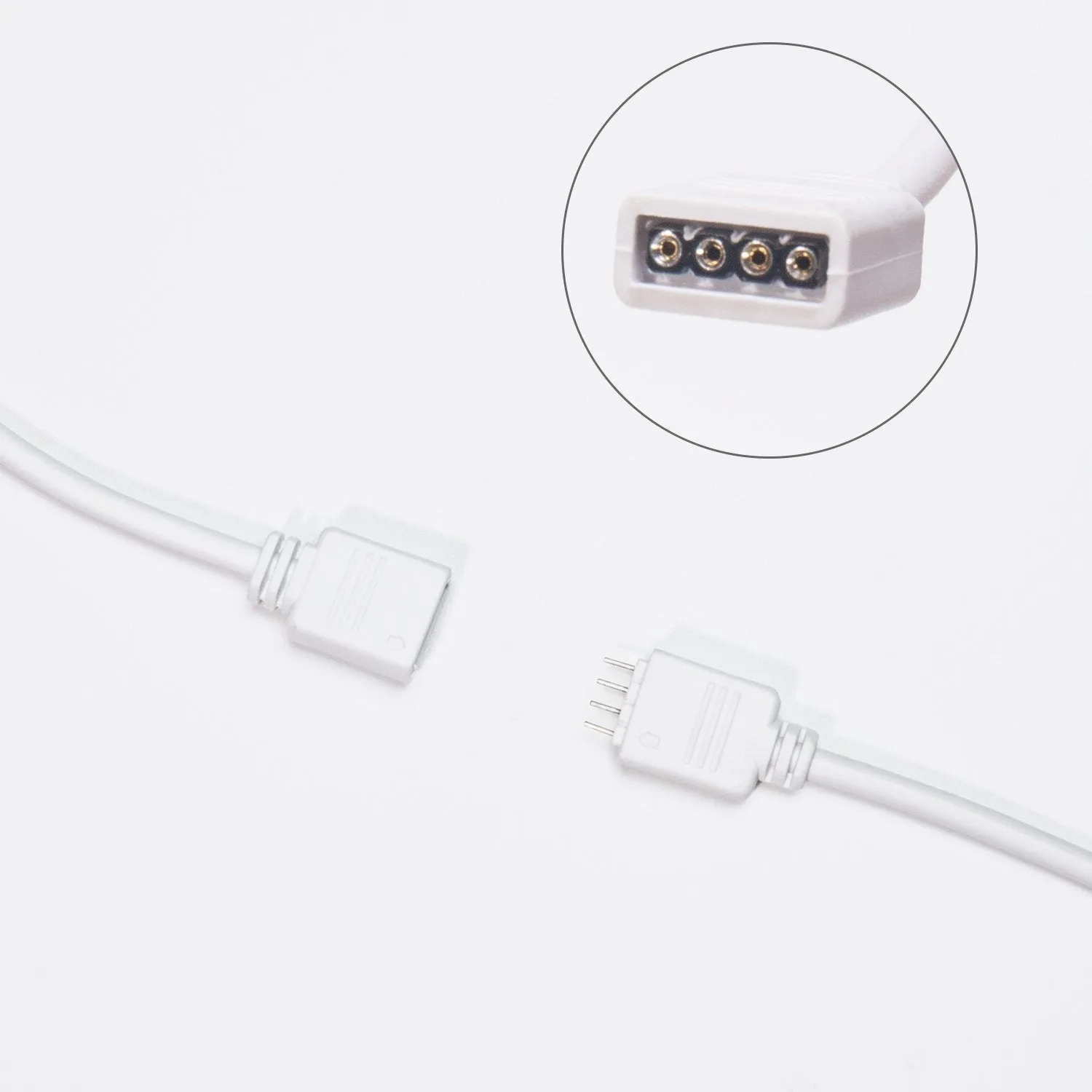 FluxTech - 4-Pin Y Power Splitter Cable for RGB LED Strip Light