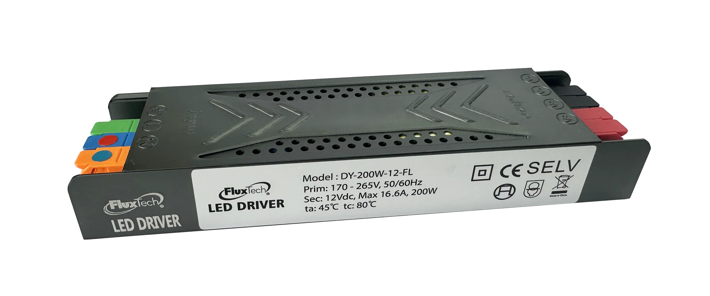 FluxTech – Tool-Free 12V DC Switching Power Supply Driver for LED Strips Light & LED Device