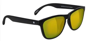 Glassy Deric Polarized Matte BLK-Gold Mirror
